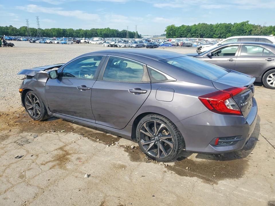 52328496 :رقم المزاد ، 2HGFC2F84KH592089 vin ، 2019 Honda Civic مزاد بيع