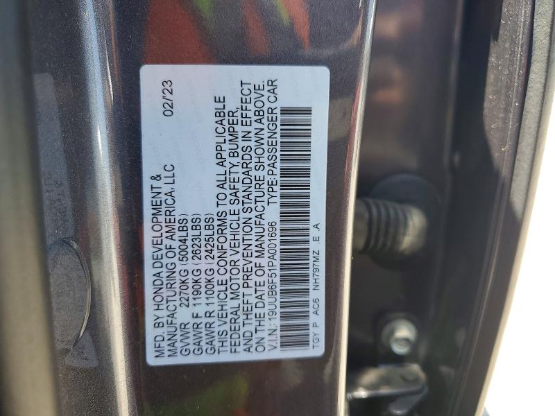 Продаж на аукціоні авто 2023 Acura Tlx, vin: 19UUB6F51PA001696, номер лоту: 53727336