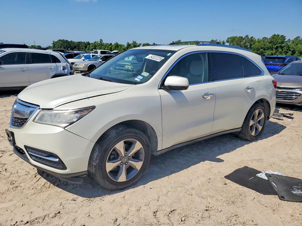 Продажа на аукционе авто 2015 Acura Mdx, vin: 5FRYD3H29FB010730, номер лота: 54322226