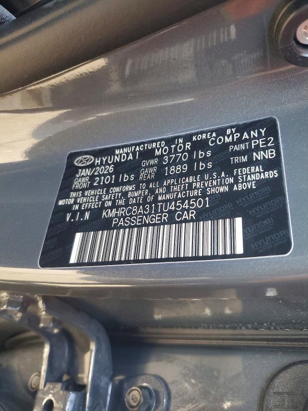 Продажа на аукционе авто 2026 Hyundai Venue, vin: KMHRC8A31TU454501, номер лота: 55252786