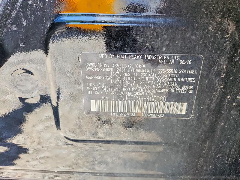 52678056 :رقم المزاد ، JF2SJGEC9HH460080 vin ، 2017 Subaru Forester مزاد بيع