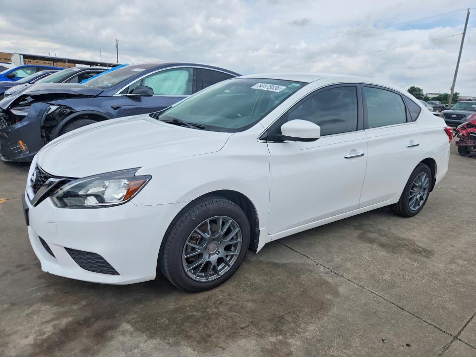 54475036 :رقم المزاد ، 3N1AB7AP1KY447855 vin ، 2019 Nissan Sentra مزاد بيع