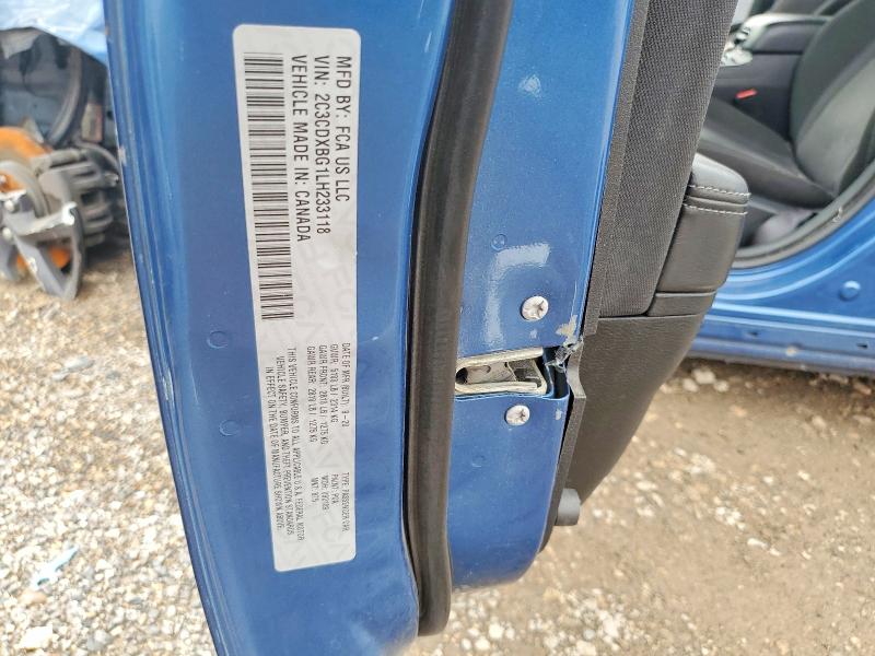 2020 Dodge Charger მანქანა იყიდება აუქციონზე, vin: 2C3CDXBG1LH233118, აუქციონის ნომერი: 47233786