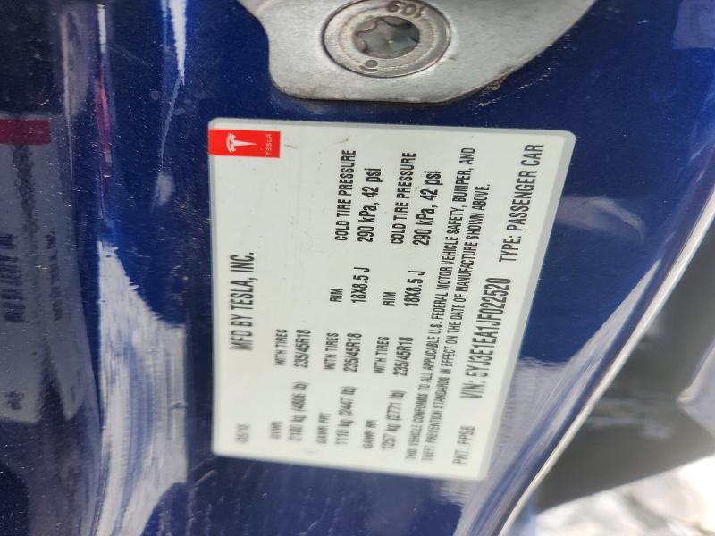 Auction sale of the 2018 Tesla Model 3, vin: 5YJ3E1EA1JF022520, lot number: 55508866