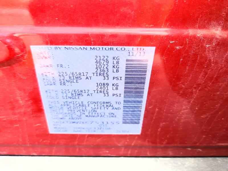 Aukcja sprzedaży 2014 Nissan Rogue, vin: 5N1AT2MV2EC753155, numer aukcji: 53343696