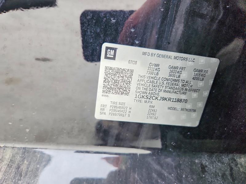 Продажа на аукционе авто 2019 Gmc Yukon, vin: 1GKS2CKJ9KR118870, номер лота: 52785876