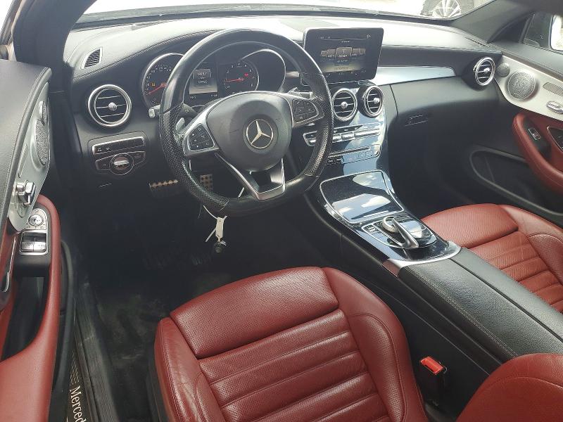 2017 Mercedes-benz C მანქანა იყიდება აუქციონზე, vin: WDDWJ4KB6HF375581, აუქციონის ნომერი: 54602086
