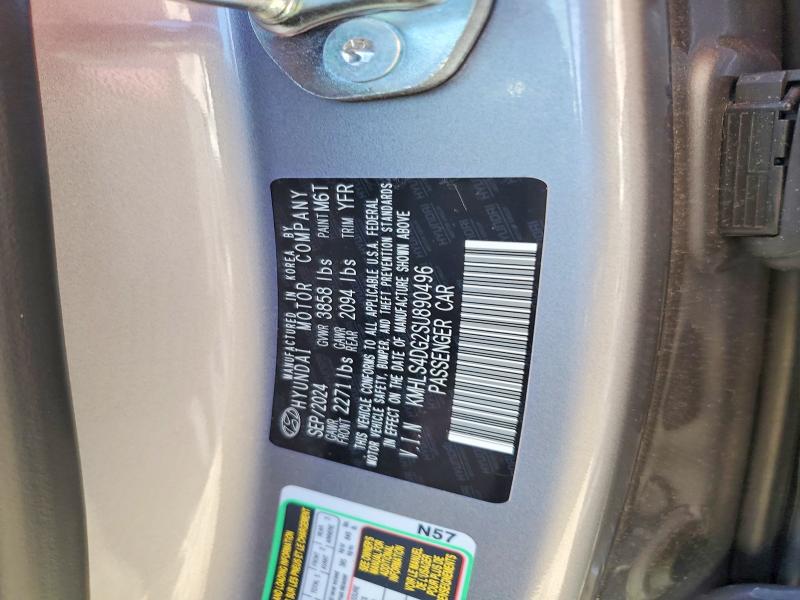 54197116 :رقم المزاد ، KMHLS4DG2SU890496 vin ، 2025 Hyundai Elantra مزاد بيع