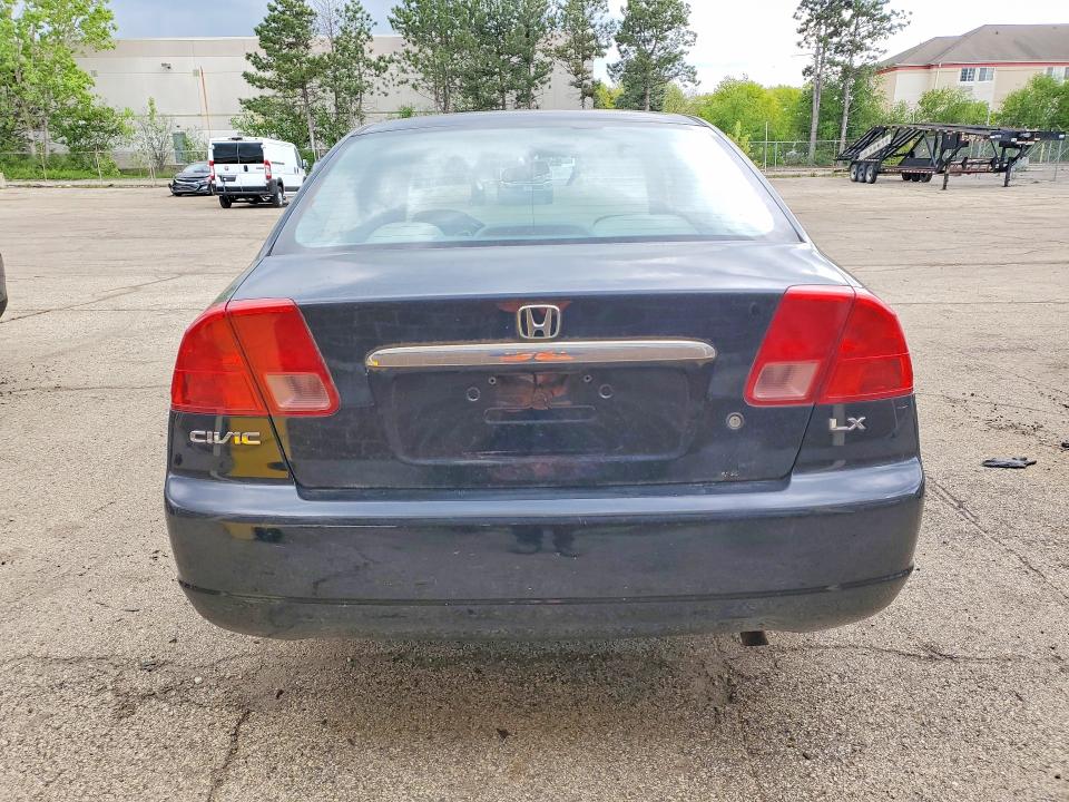 53009806 :رقم المزاد ، JHMES16521S008405 vin ، 2001 Honda Civic مزاد بيع