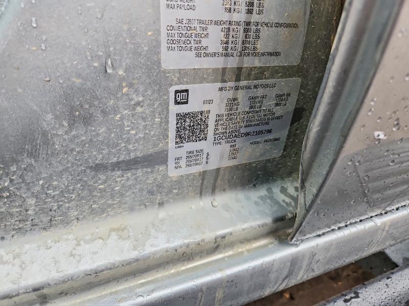 52329486 :رقم المزاد ، 1GCUDAED9RZ105796 vin ، 2024 Chevrolet Silverado مزاد بيع