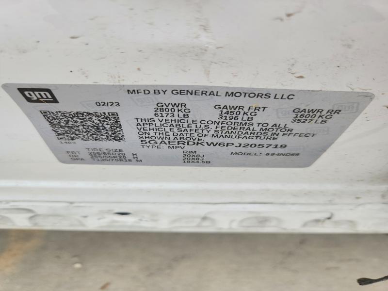 2023 Buick Enclave მანქანა იყიდება აუქციონზე, vin: 5GAERDKW6PJ205719, აუქციონის ნომერი: 52545776