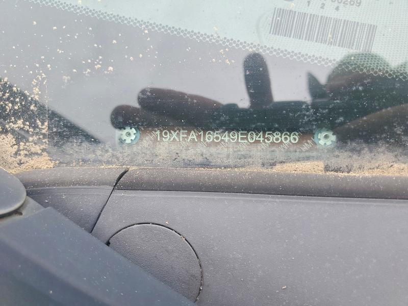 55766286 :رقم المزاد ، 19XFA16549E045866 vin ، 2009 Honda Civic مزاد بيع