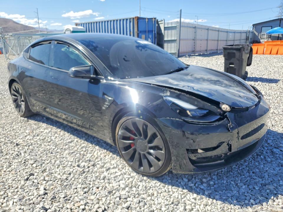 55177646 :رقم المزاد ، 5YJ3E1EC2PF410897 vin ، 2023 Tesla Model 3 مزاد بيع