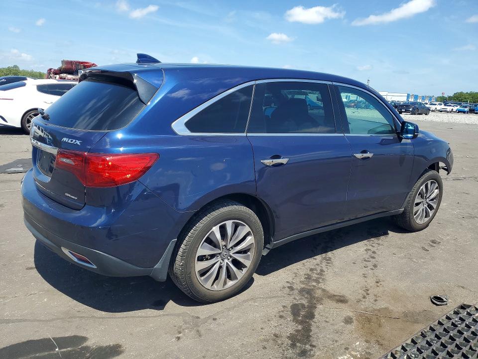 53957726 :رقم المزاد ، 5FRYD4H43GB027502 vin ، 2016 Acura Mdx مزاد بيع
