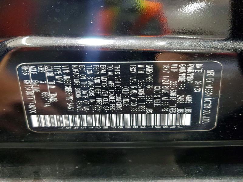 51836126 :رقم المزاد ، JN8BT3BB8PW215461 vin ، 2023 Nissan Rogue مزاد بيع
