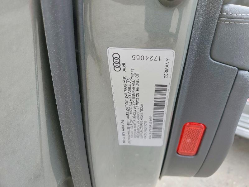Aukcja sprzedaży 2023 Audi A4, vin: WAUEAAF4XPN019619, numer aukcji: 53367696