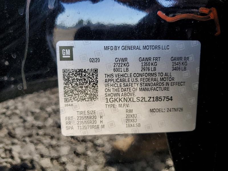 Продажа на аукционе авто 2020 Gmc Acadia, vin: 1GKKNXLS2LZ185754, номер лота: 52029696