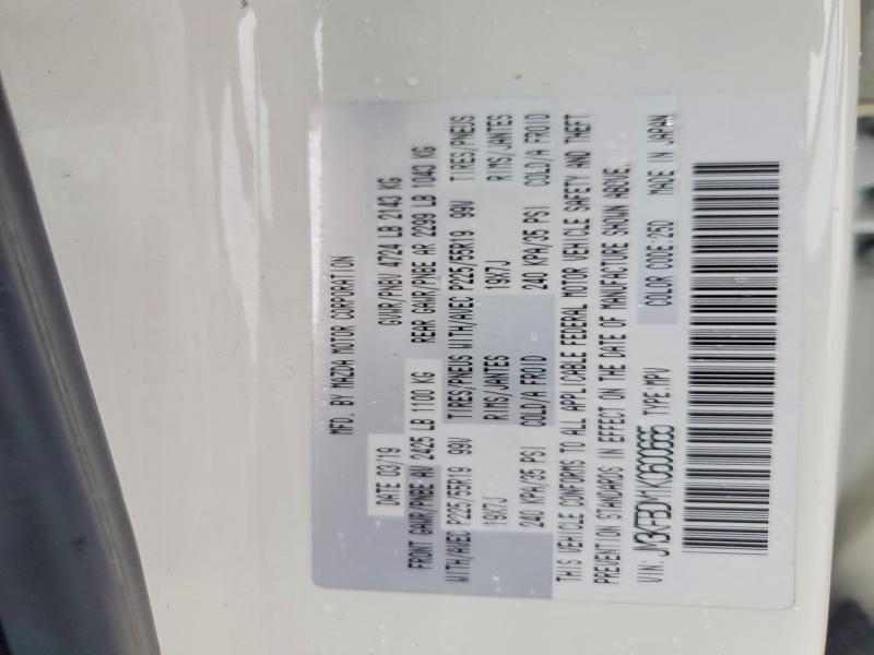 53377146 :رقم المزاد ، JM3KFBDM1K0600665 vin ، 2019 Mazda Cx-5 مزاد بيع