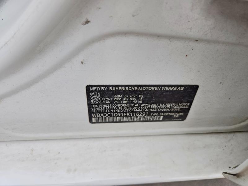 Aukcja sprzedaży 2014 Bmw 328, vin: WBA3C1C59EK116291, numer aukcji: 52605986