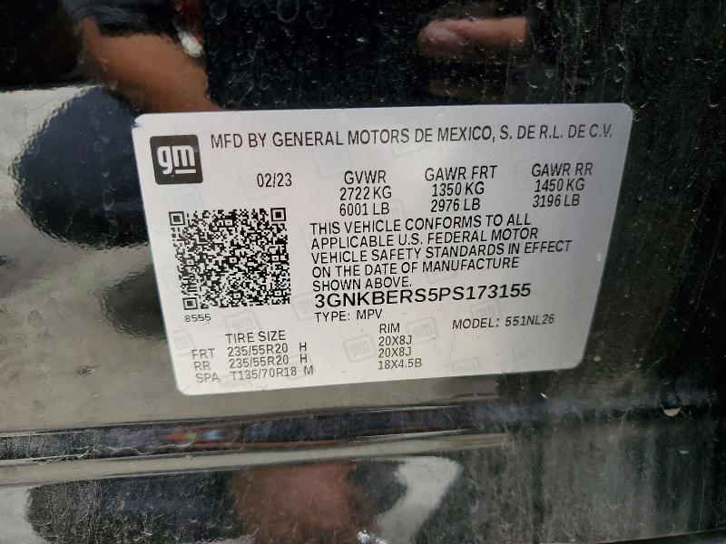 Продажа на аукционе авто 2023 Chevrolet Blazer, vin: 3GNKBERS5PS173155, номер лота: 55542596