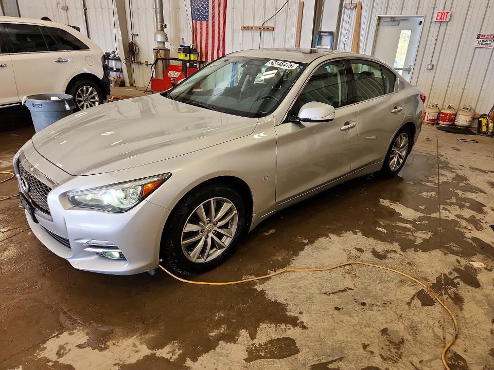 2014 Infiniti Q50 მანქანა იყიდება აუქციონზე, vin: JN1BV7AR1EM707529, აუქციონის ნომერი: 52446416