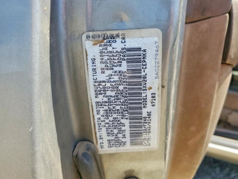 Продажа на аукционе авто 1997 Toyota Camry, vin: 4T1BG22K8VU018305, номер лота: 54800026