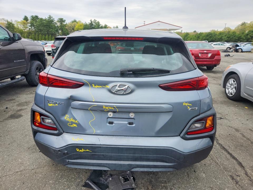 2019 Hyundai Kona მანქანა იყიდება აუქციონზე, vin: KM8K1CAA0KU369690, აუქციონის ნომერი: 53076686