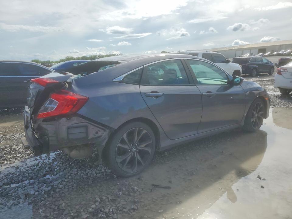 54754046 :رقم المزاد ، 19XFC2E85LE007677 vin ، 2020 Honda Civic مزاد بيع