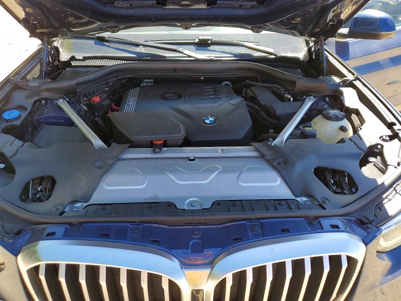 2022 Bmw X3 მანქანა იყიდება აუქციონზე, vin: 5UX43DP08N9H43161, აუქციონის ნომერი: 53554766