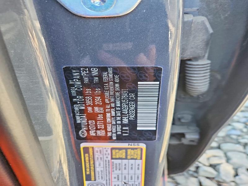 Продажа на аукционе авто 2023 Hyundai Elantra, vin: KMHLL4AG9PU578491, номер лота: 53778356