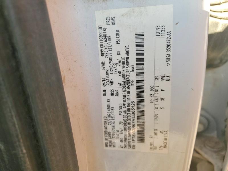 Продажа на аукционе авто 2017 Ford F350, vin: 1FT8W3B67HEB65126, номер лота: 50685666