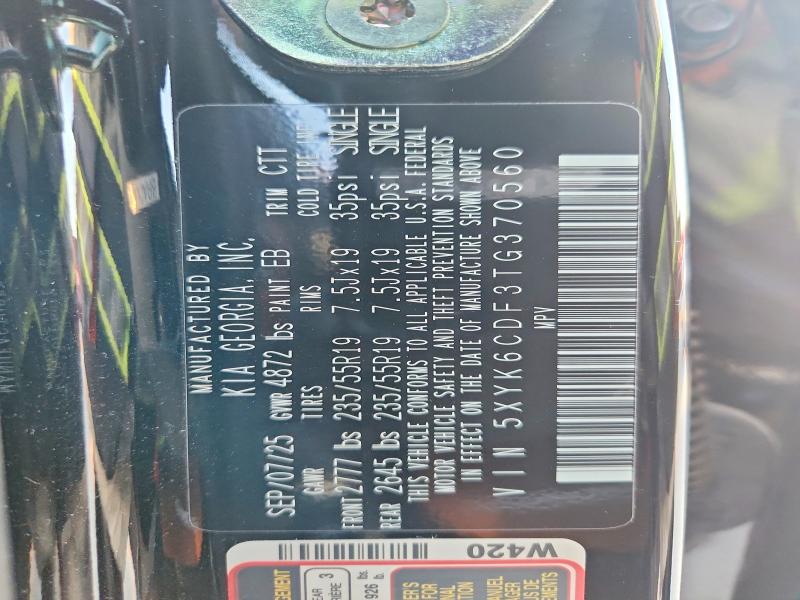 Продаж на аукціоні авто 2026 Kia Sportage, vin: 5XYK6CDF3TG370560, номер лоту: 52318086