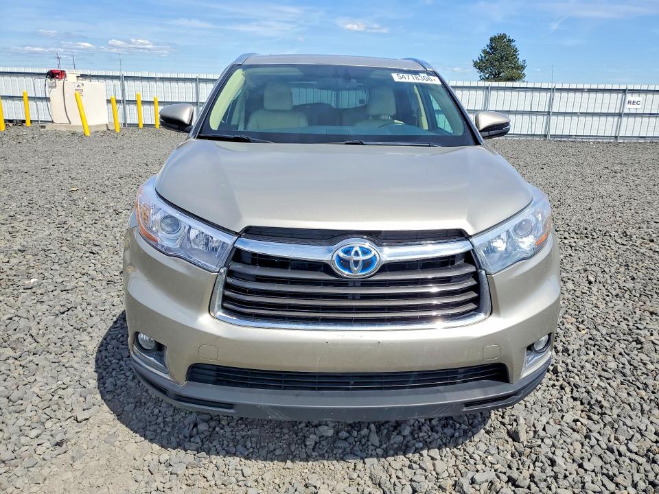 Продаж на аукціоні авто 2014 Toyota Highlander Hybrid, vin: 5TDDCRFH2ES005697, номер лоту: 54718306