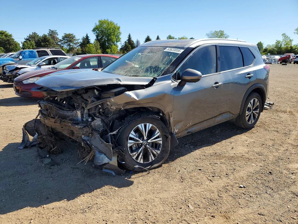 2021 Nissan Rogue მანქანა იყიდება აუქციონზე, vin: 5N1AT3BB6MC717398, აუქციონის ნომერი: 53633856