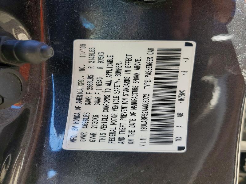 Aukcja sprzedaży 2010 Acura Tl, vin: 19UUA8F52AA006072, numer aukcji: 55127166