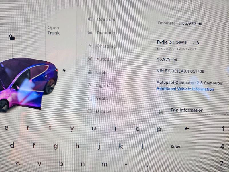 Aukcja sprzedaży 2018 Tesla Model 3, vin: 5YJ3E1EA8JF051769, numer aukcji: 50124496