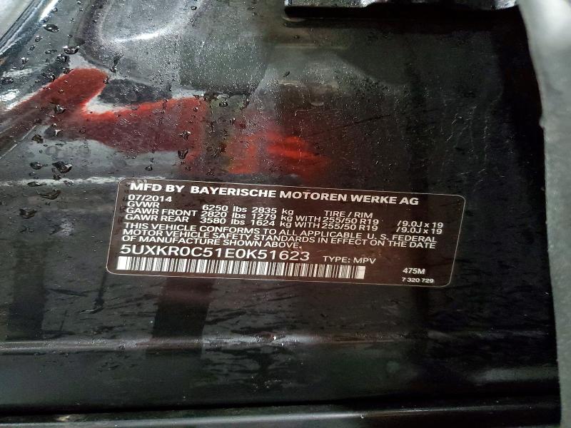 Aukcja sprzedaży 2014 Bmw X5, vin: 5UXKR0C51E0K51623, numer aukcji: 53577756