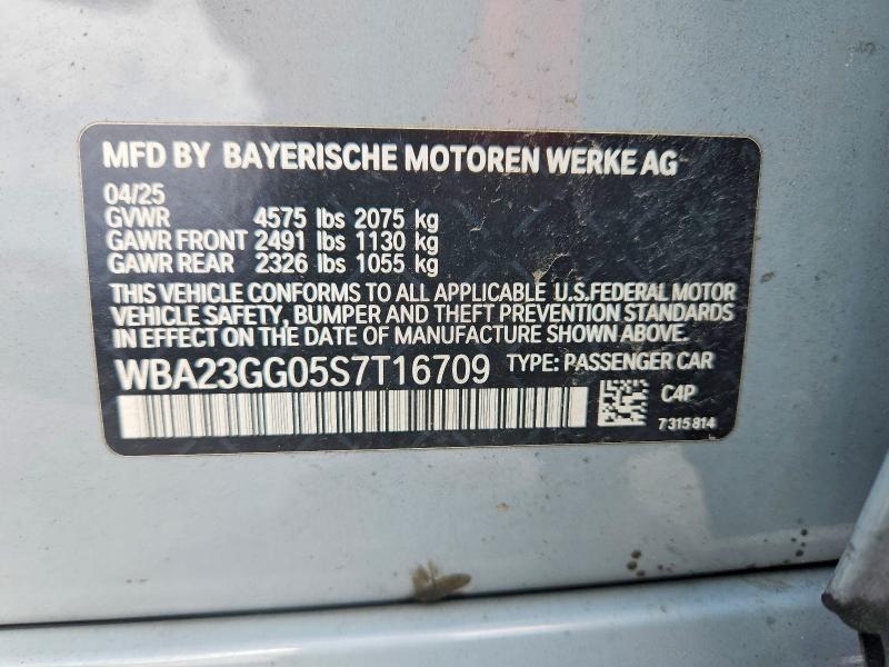Aukcja sprzedaży 2025 Bmw 228xi, vin: WBA23GG05S7T16709, numer aukcji: 53017476