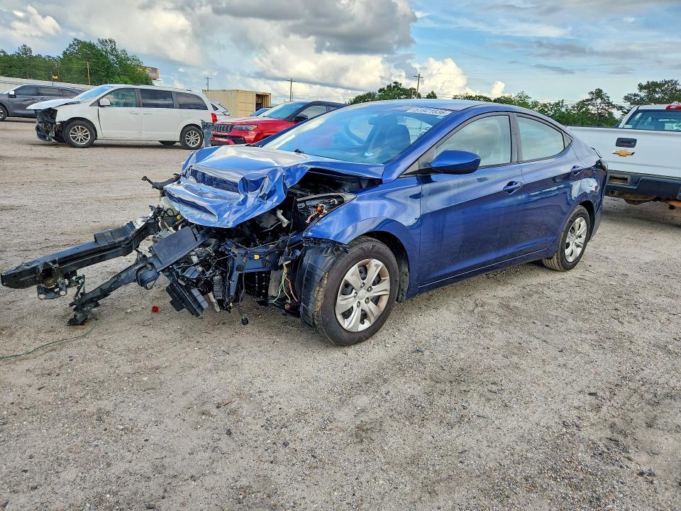2016 Hyundai Elantra მანქანა იყიდება აუქციონზე, vin: 5NPDH4AE4GH766497, აუქციონის ნომერი: 51921636