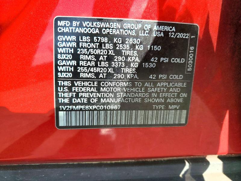 Aukcja sprzedaży 2023 Volkswagen Id.4, vin: 1V2FMPE8XPC010967, numer aukcji: 52682326