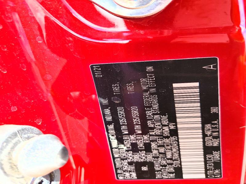2021 Toyota Highlander მანქანა იყიდება აუქციონზე, vin: 5TDLZRAH2MS049795, აუქციონის ნომერი: 55360126
