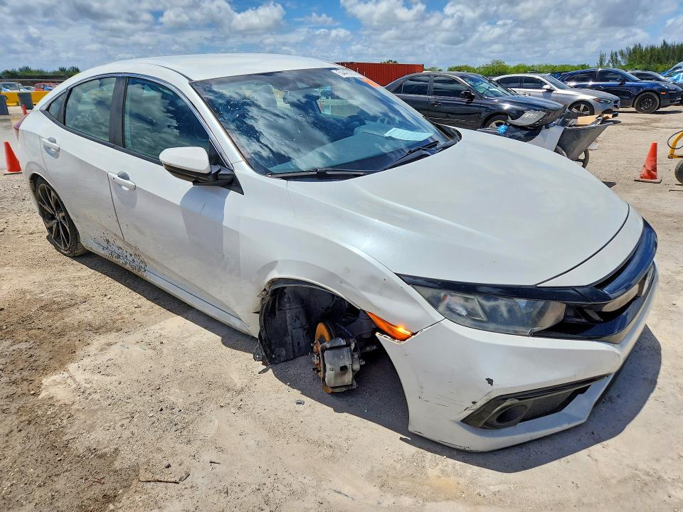 54462876 :رقم المزاد ، 19XFC2F8XME003222 vin ، 2021 Honda Civic مزاد بيع