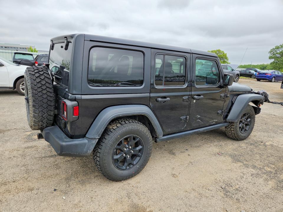2020 Jeep Wrangler Unlimited მანქანა იყიდება აუქციონზე, vin: 1C4HJXDGXLW247088, აუქციონის ნომერი: 53666866