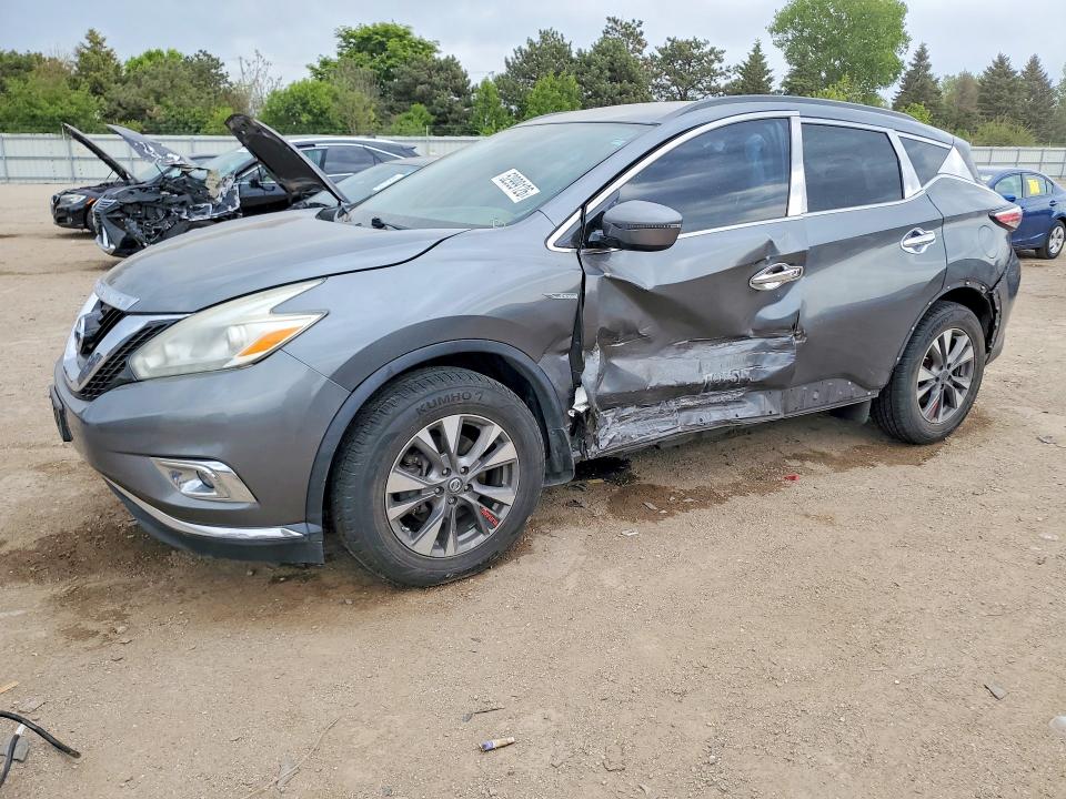 Auction sale of the 2016 Nissan Murano, vin: 5N1AZ2MH4GN155391, lot number: 52999126