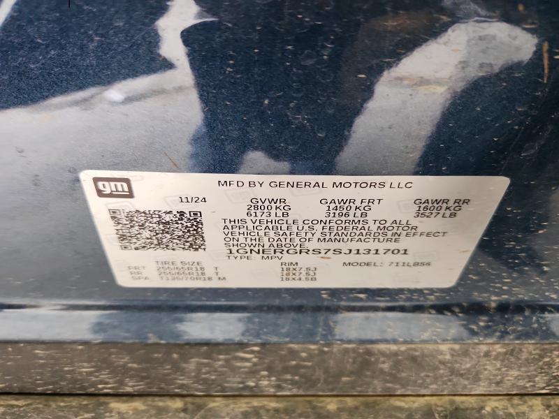 Продажа на аукционе авто 2025 Chevrolet Traverse, vin: 1GNERGRS7SJ131701, номер лота: 53232126