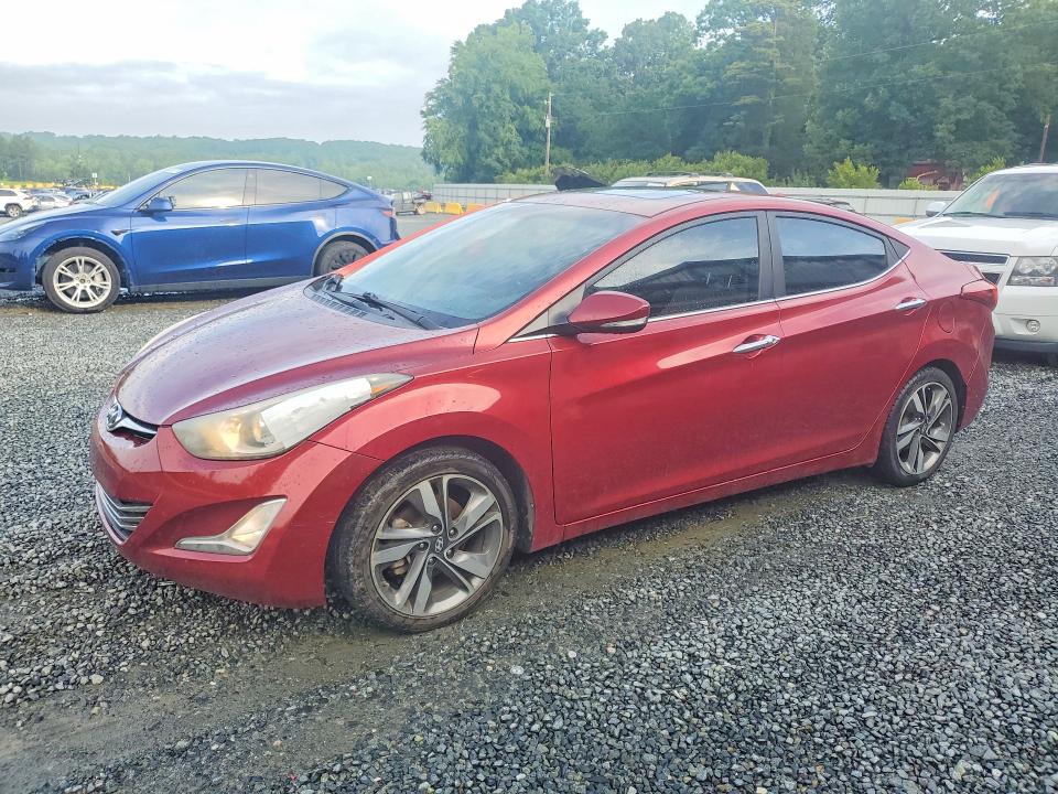 53601556 :رقم المزاد ، 5NPDH4AE2FH550811 vin ، 2015 Hyundai Elantra مزاد بيع