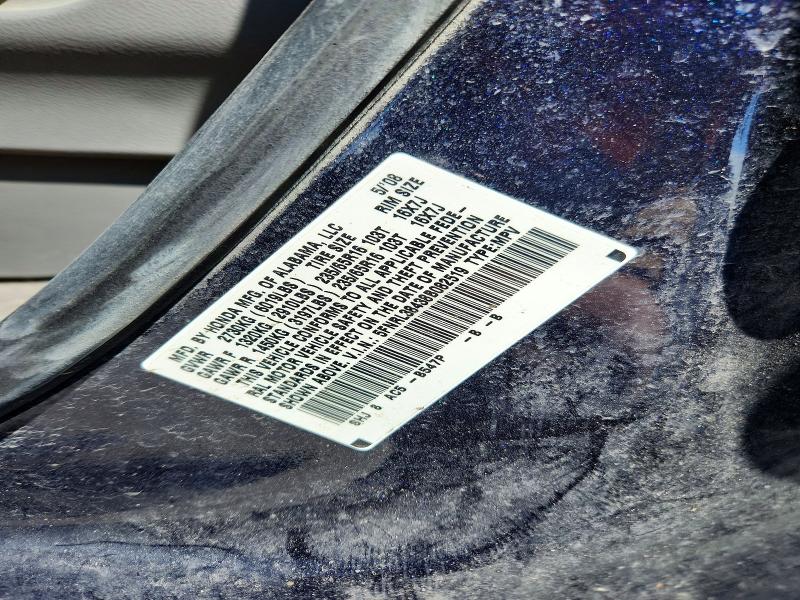 Aukcja sprzedaży 2008 Honda Odyssey, vin: 5FNRL38438B082519, numer aukcji: 52892336