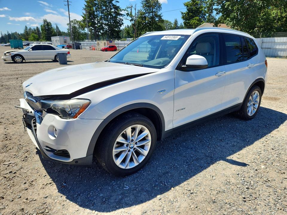 2015 Bmw X3 მანქანა იყიდება აუქციონზე, vin: 5UXWX9C52F0D46952, აუქციონის ნომერი: 54812366