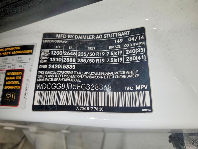 Продажа на аукционе авто 2014 Mercedes-benz Glk, vin: WDCGG8JB5EG328368, номер лота: 55119136