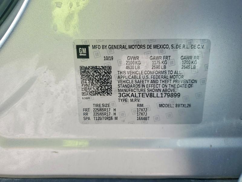 Продаж на аукціоні авто 2020 Gmc Terrain, vin: 3GKALTEV8LL179899, номер лоту: 52309356